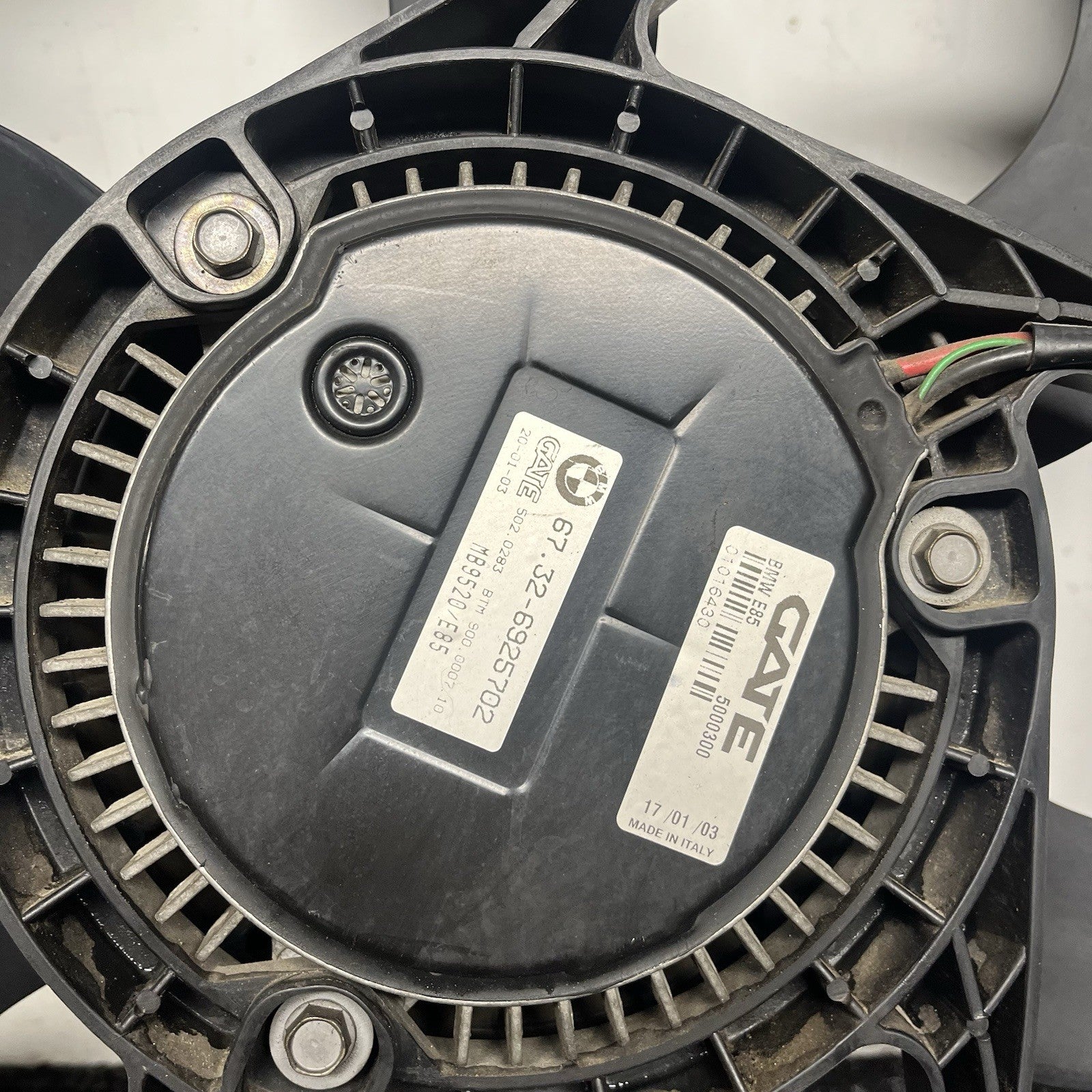 ☑️ BMW E85 Z4 3.0L M54 Engine Radiator Cooling Fan Automatic 600W OEM 113k Miles