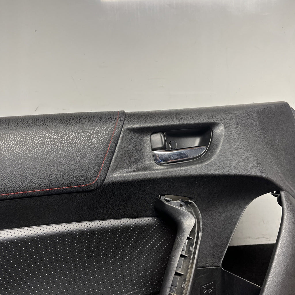 ☑️ 2013-2016 LH SCION FRS BRZ 86 OEM RED STITCHED DOOR PANELS SPEAKER ARM REST