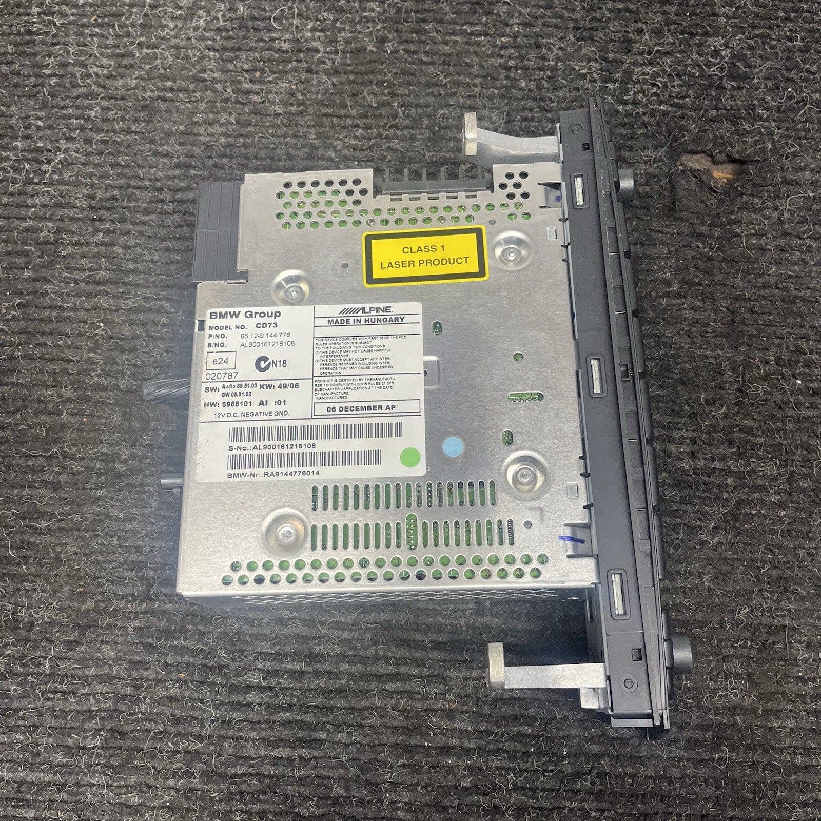 ☑️ BMW E88 E82 E90 E92 E93 E84 1/3 Series Professional Radio Stereo CD OEM NOTE
