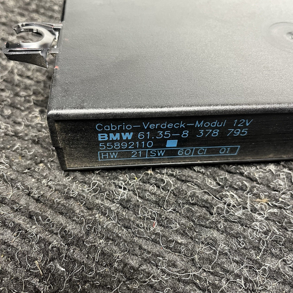 ☑️ 94-99 BMW E36 328iC CONVERTIBLE SOFT TOP ROOF CONTROL MODULE 8378795 OEM