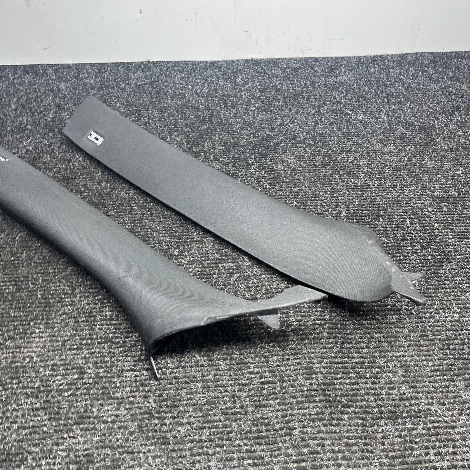 ☑️ BMW OEM X5 E70 07-13 FRONT LEFT & RIGHT SIDE SET A PILLAR TRIM COVER BLACK