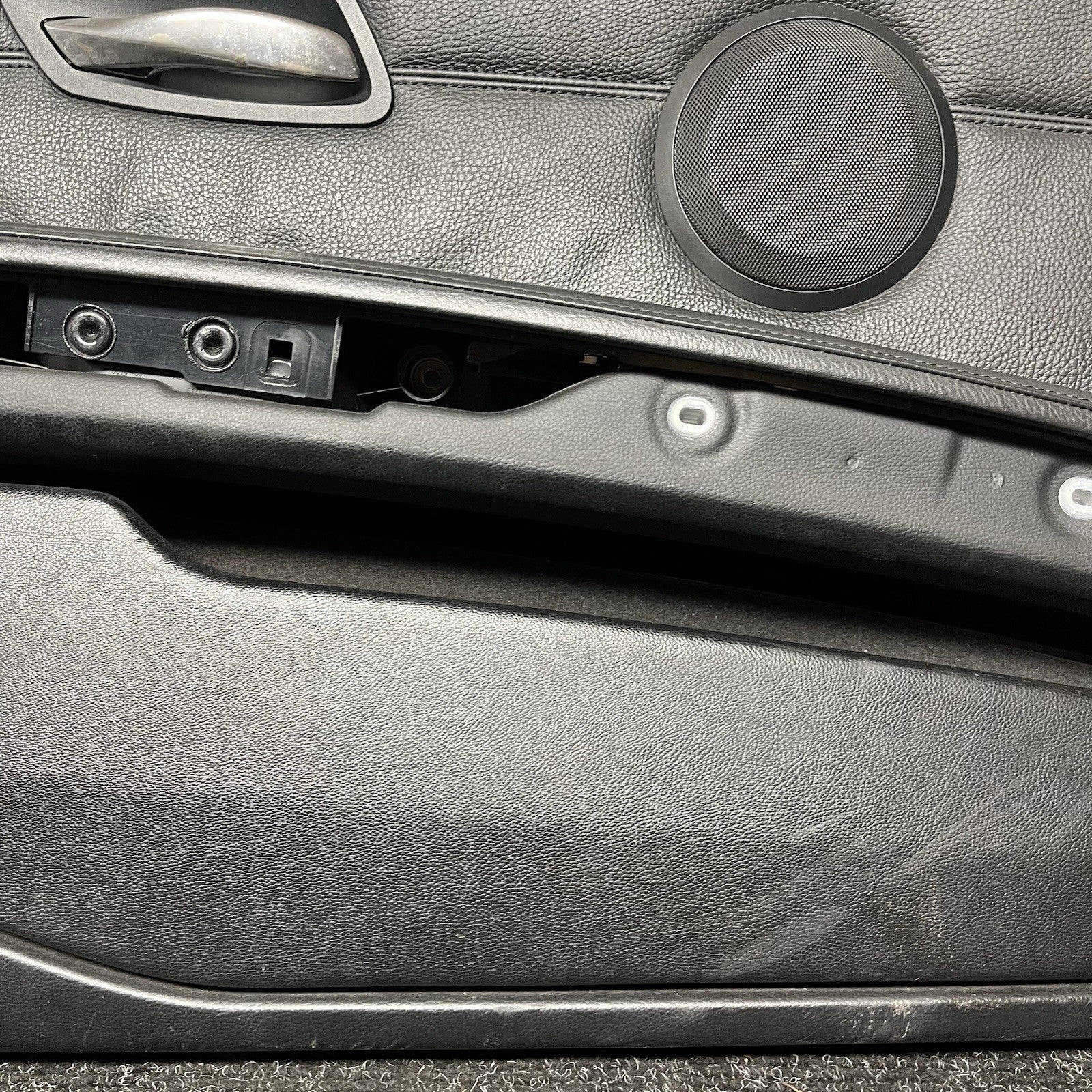 ☑️ 07-13 BMW E92 E93 3 Series Left Driver Side Door Panel Card Black OEM