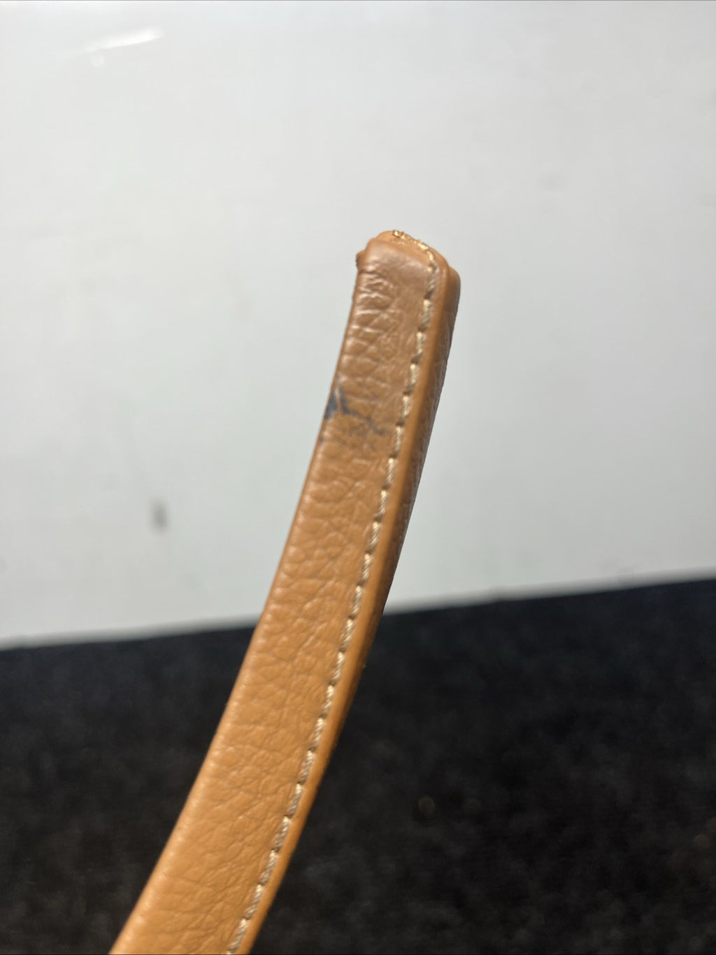 ☑️ 07-13 OEM BMW E92 E93 M3 335 Right Door Panel Grab Handle Trim Leather Brown