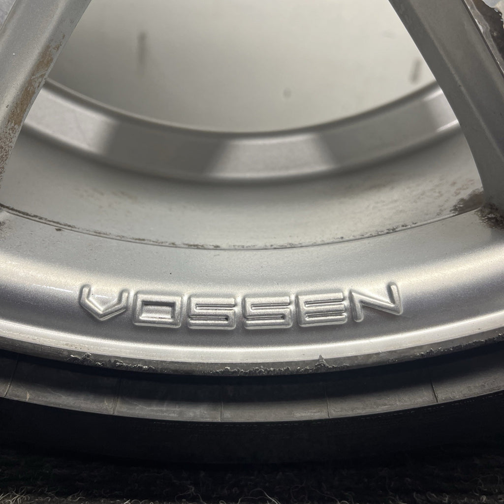☑️ ONE Vossen CV3 Silver Wheel W/TIRE & Cap 20x10.5 et30 5x112