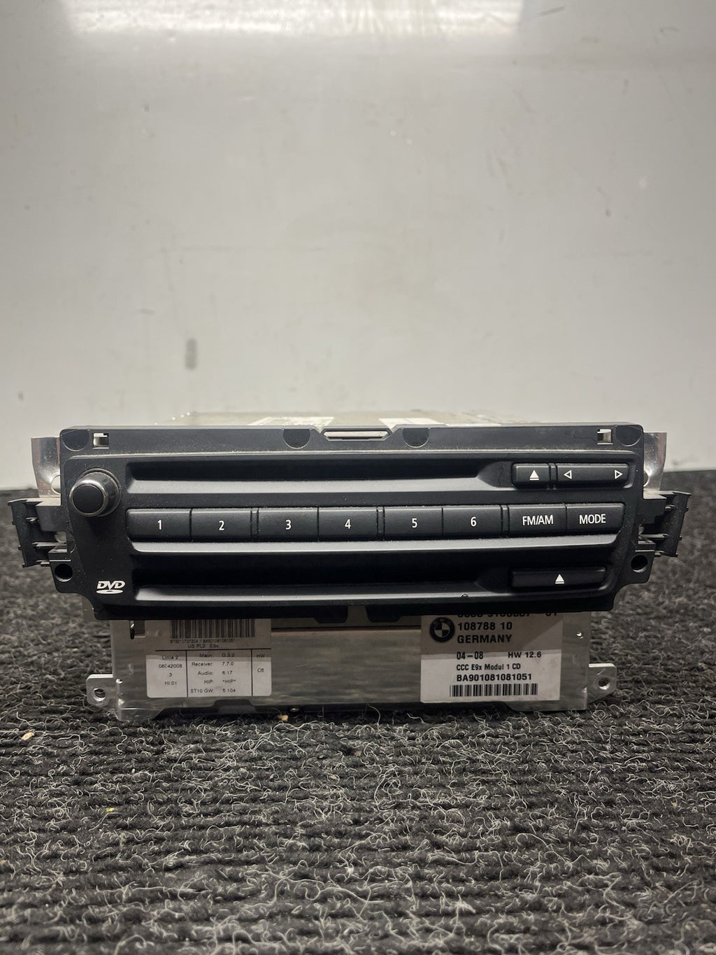 ☑️ 06-08 BMW 328I 335I 330I M3 325i CCC UNIT NAV NAVIGATION RADIO AM FM CD