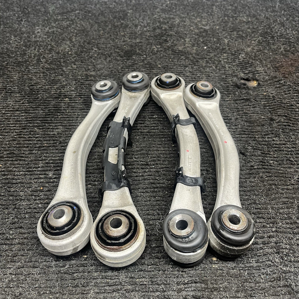 ☑️ 2008-2013 BMW E9x M3 Factory Rear Wishbone Guide Link Control Arm Set OEM