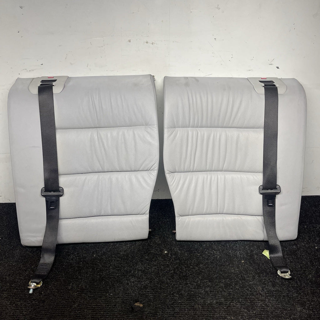 ☑️94-99 BMW E36 3-Series Coupe Sedan Rear Seat Folding Backrest Grey Leather OEM