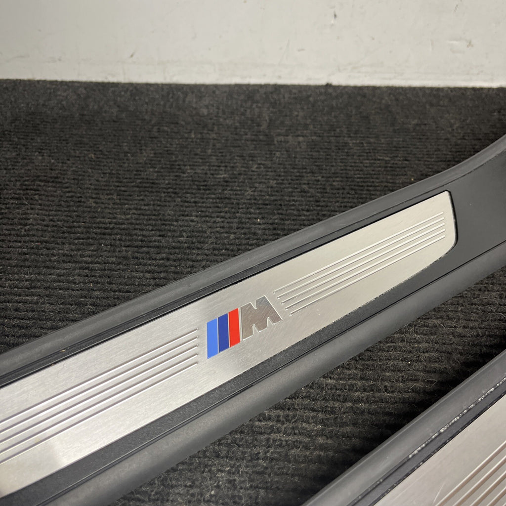 ☑️ 2010 BMW 750i SET OF 4 M SPORT DOOR SCUFF SILL PLATES TRIM COVER OEM