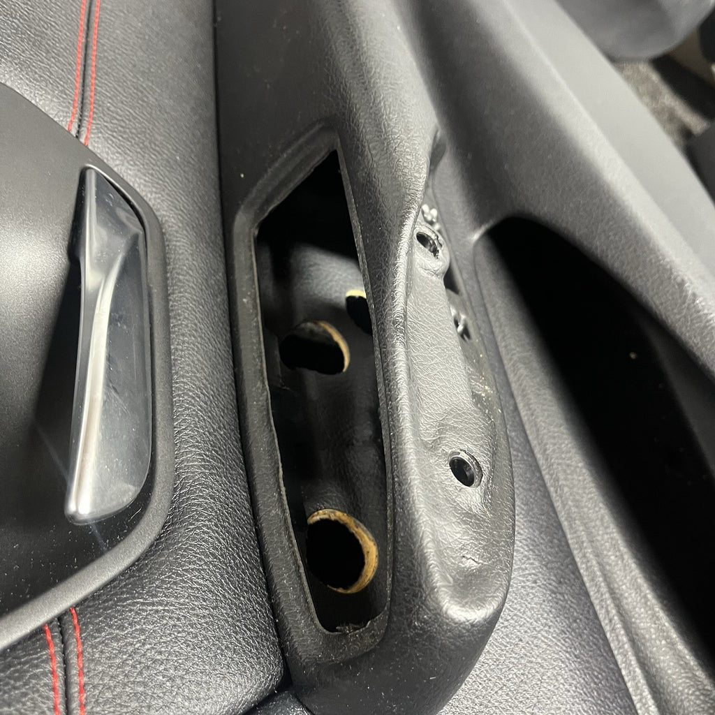 ☑️ BMW 2012-2018 F30 FRONT AND REAR DOOR PANEL CARD STITCHED BLACK SET OEM