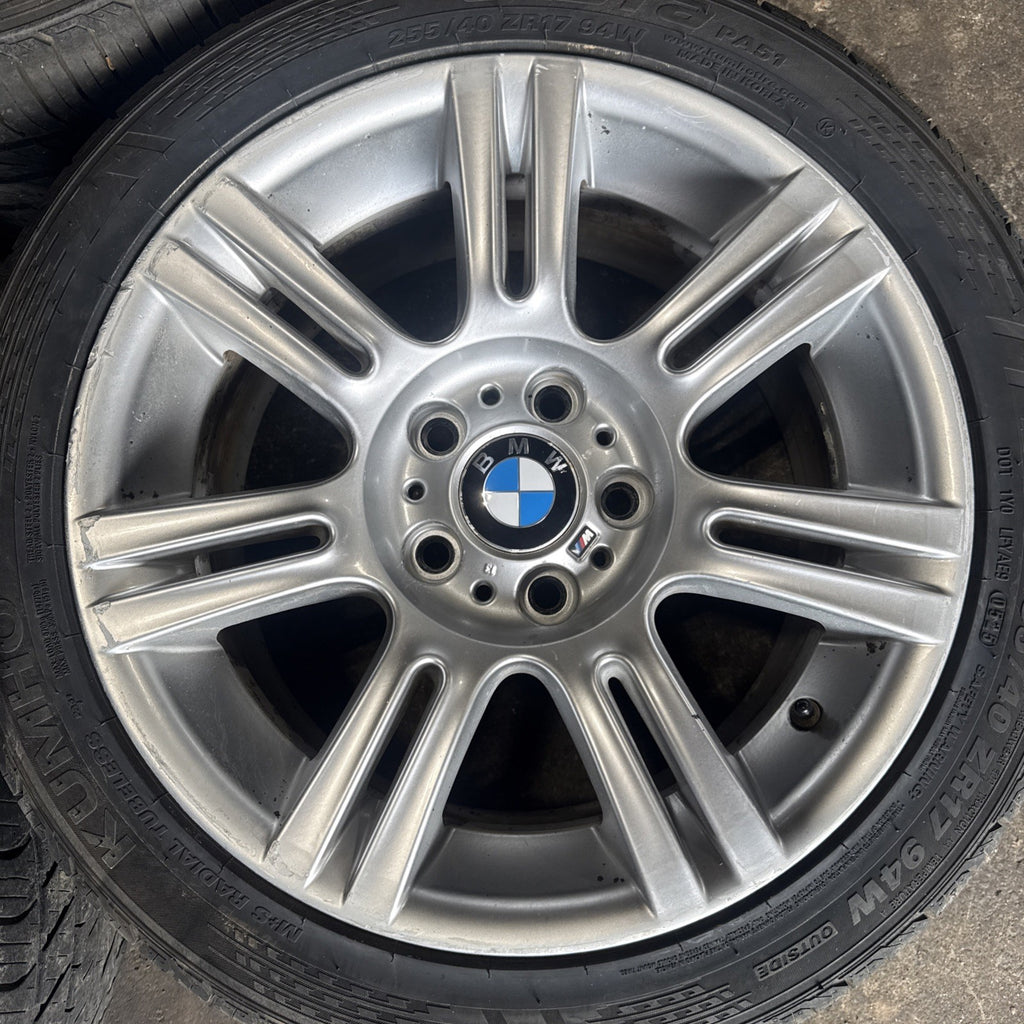 ☑️ BMW 3 Series E90 E91 E92 E93 Complete Set 4x Wheel Rim 17" M Double Spoke 194