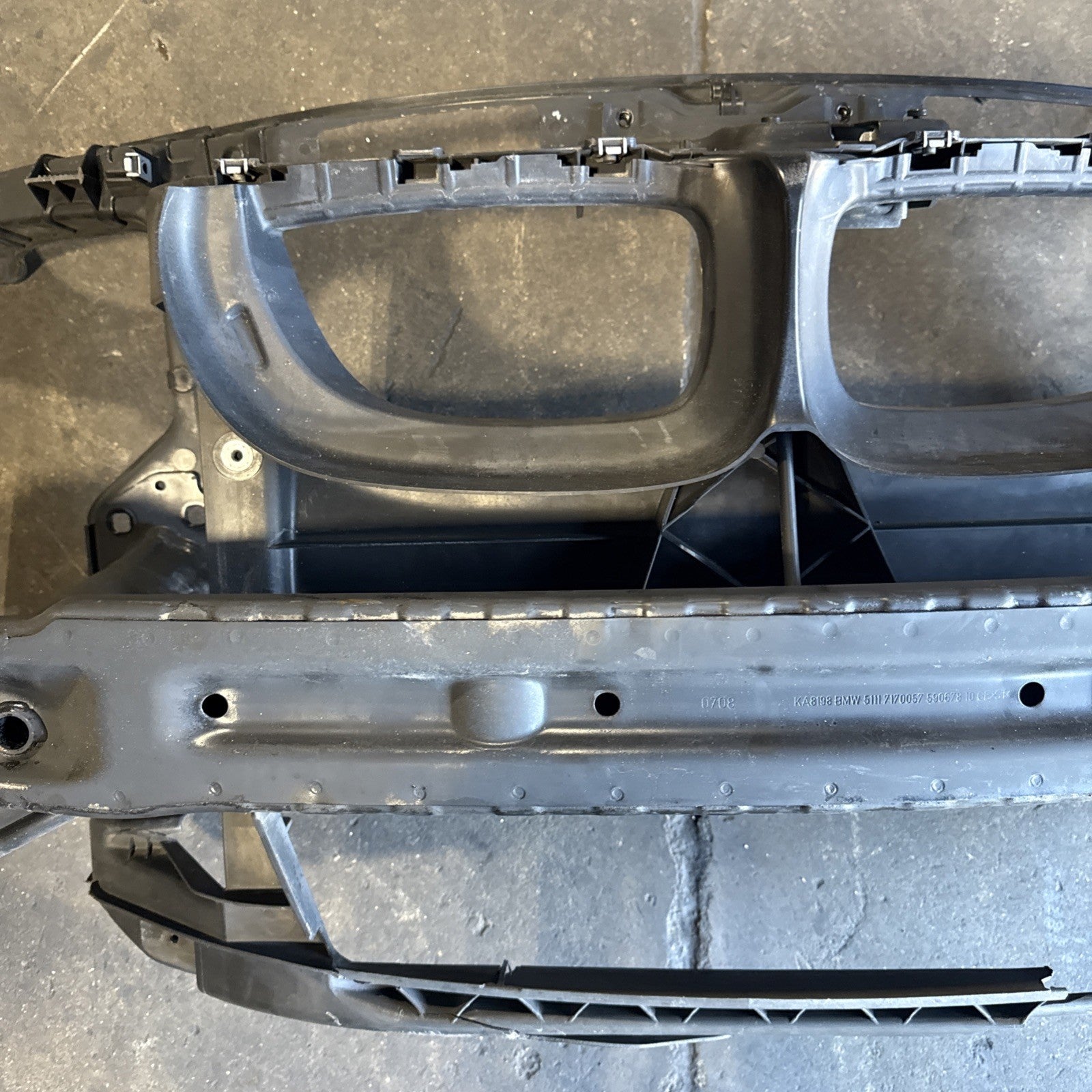 ☑️ Front Core Radiator Support OEM BMW E82 E88 135i 128i W/ REINFORCEMENT BAR