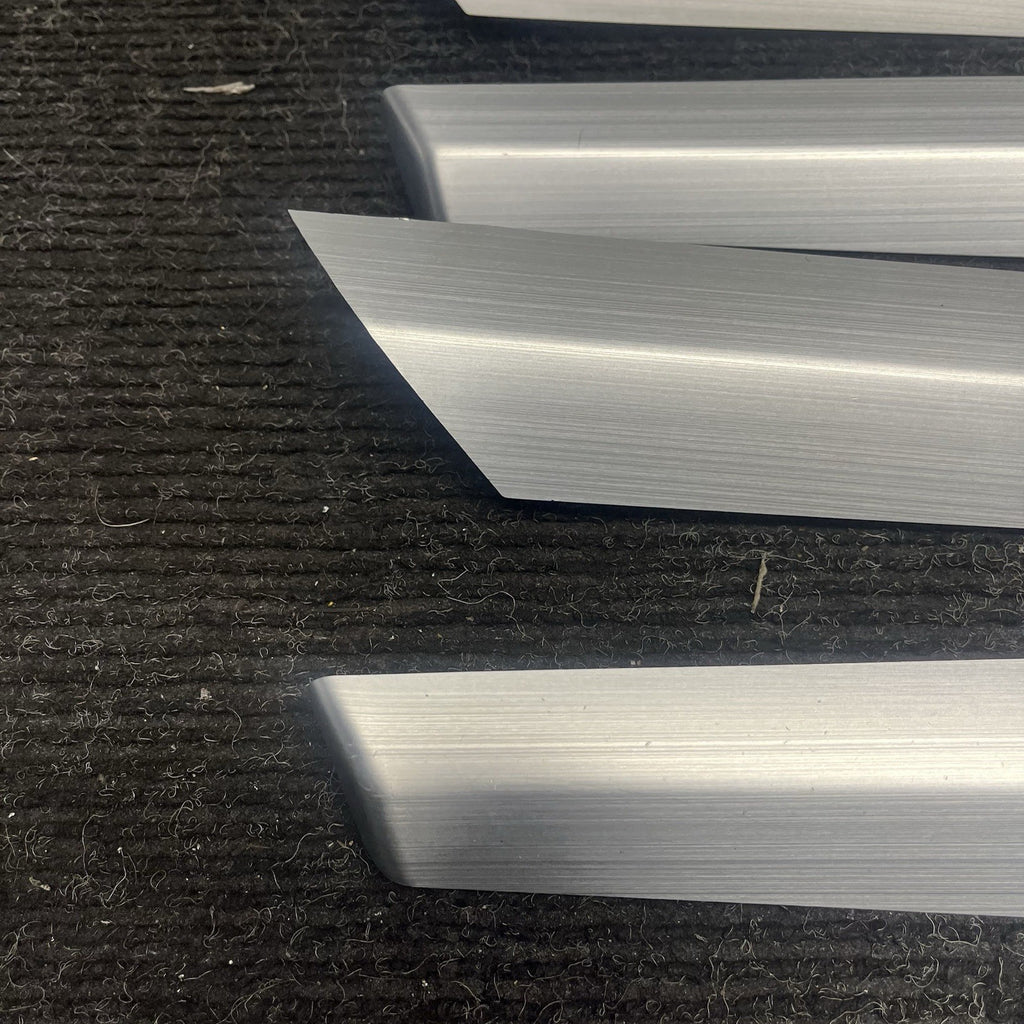 ☑️ 2011-2014 BMW F25 X3 F26 X4 Factory Brushed Aluminum Door Trim Set of 4 OEM