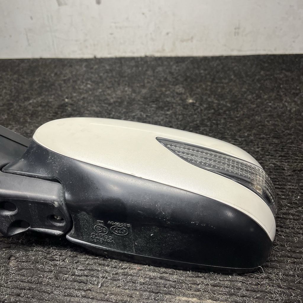 ☑️ 2008-2014 Subaru WRX STI LH Left Driver Door Mirror DGM White OEM