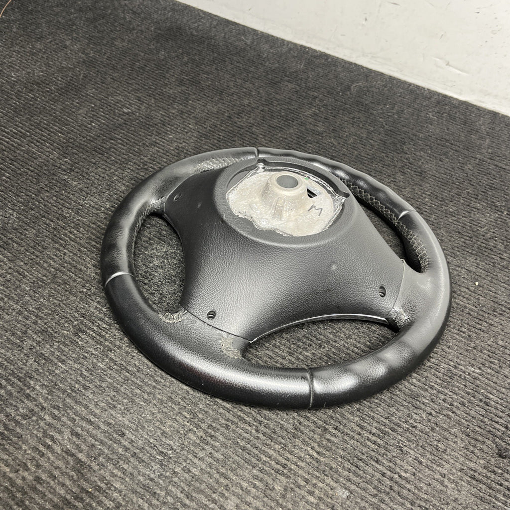 ☑️ 06-10 OEM BMW E92 E93 335 Sport Steering Wheel Black LEATHER w/ Manual