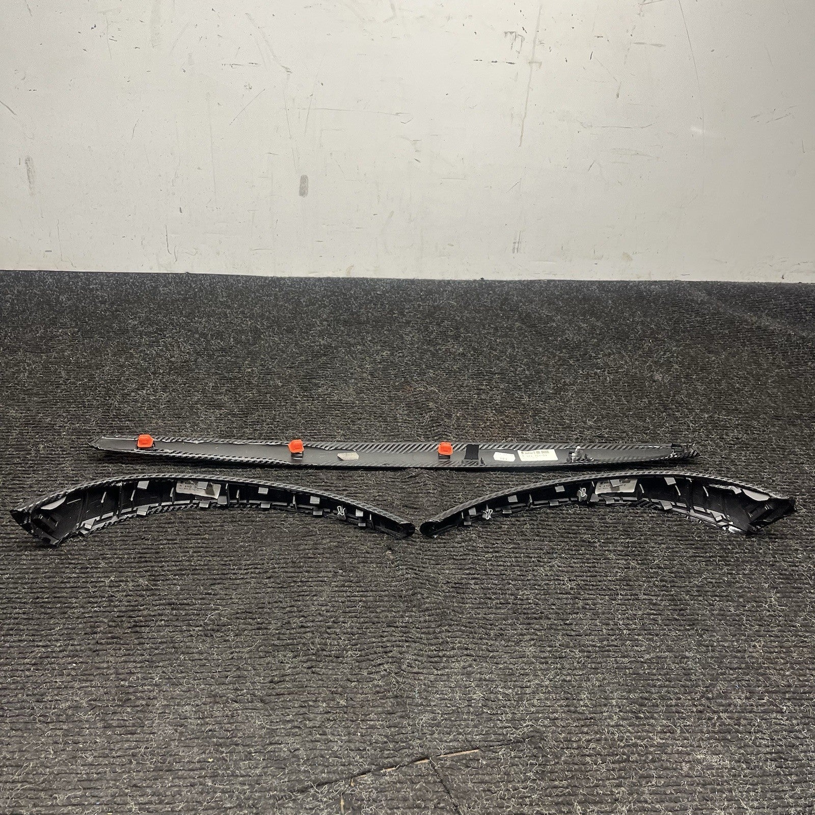 ☑️ 08-13 OEM BMW E82 E88 135 Dash Center Console Door Carbon Wrap Interior Trim