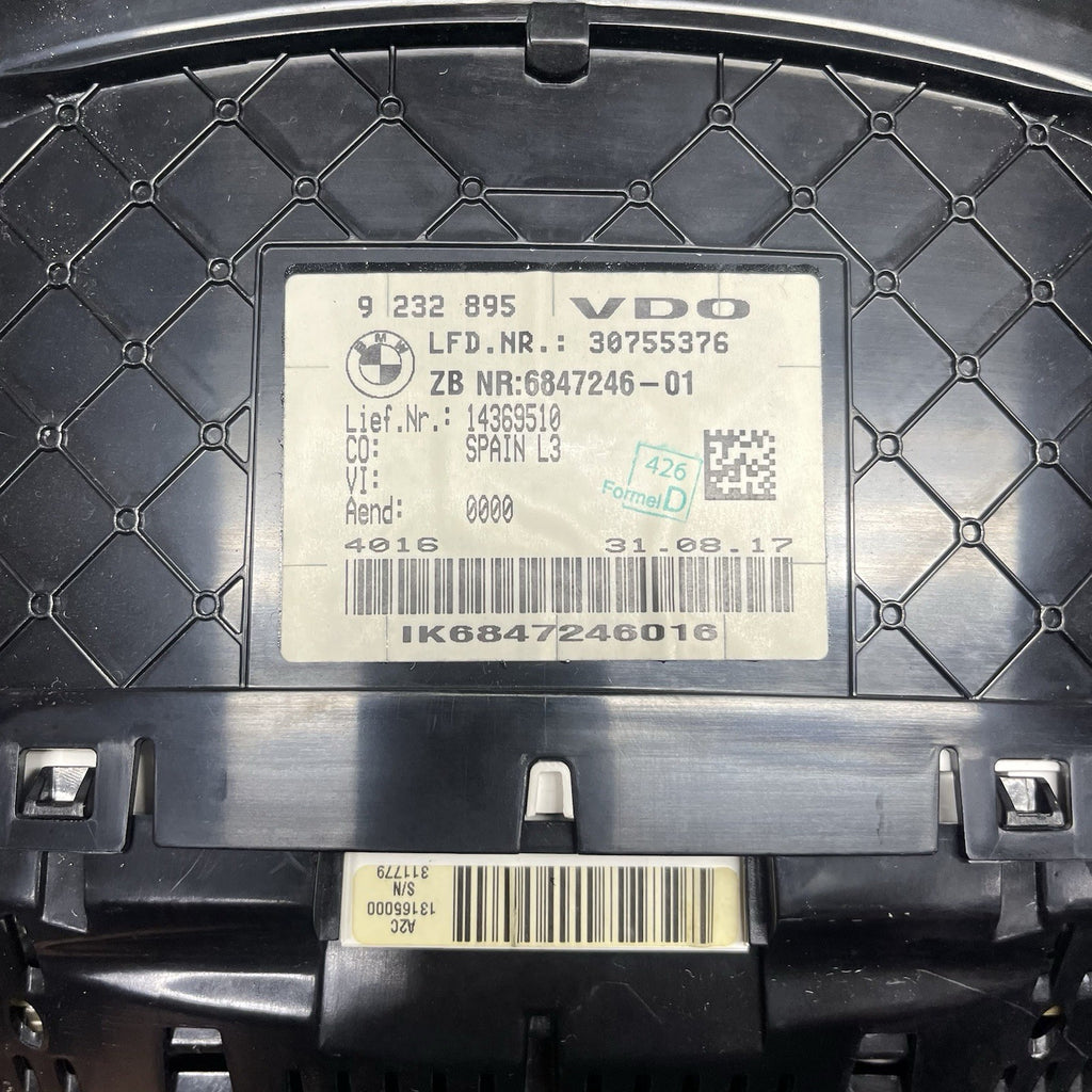 ☑️ 2012-2020 BMW F30 F32 F36 3/4 Series Speedometer Cluster Gauge Sport Line OEM