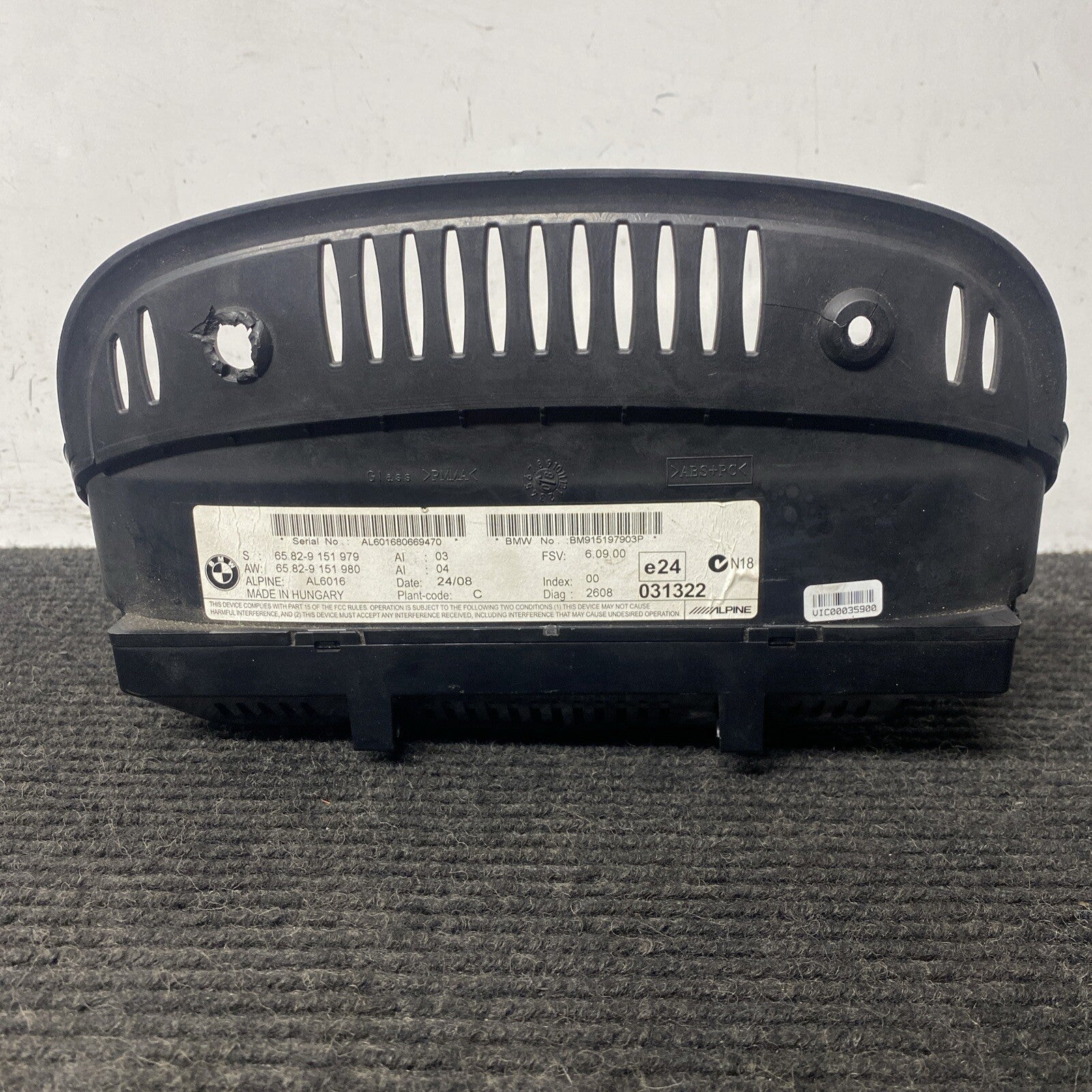 ☑️ 2008-2013 BMW M3 E92 E93 E90 NAVIGATION RADIO SCREEN MONITOR DISPLAY 9151979