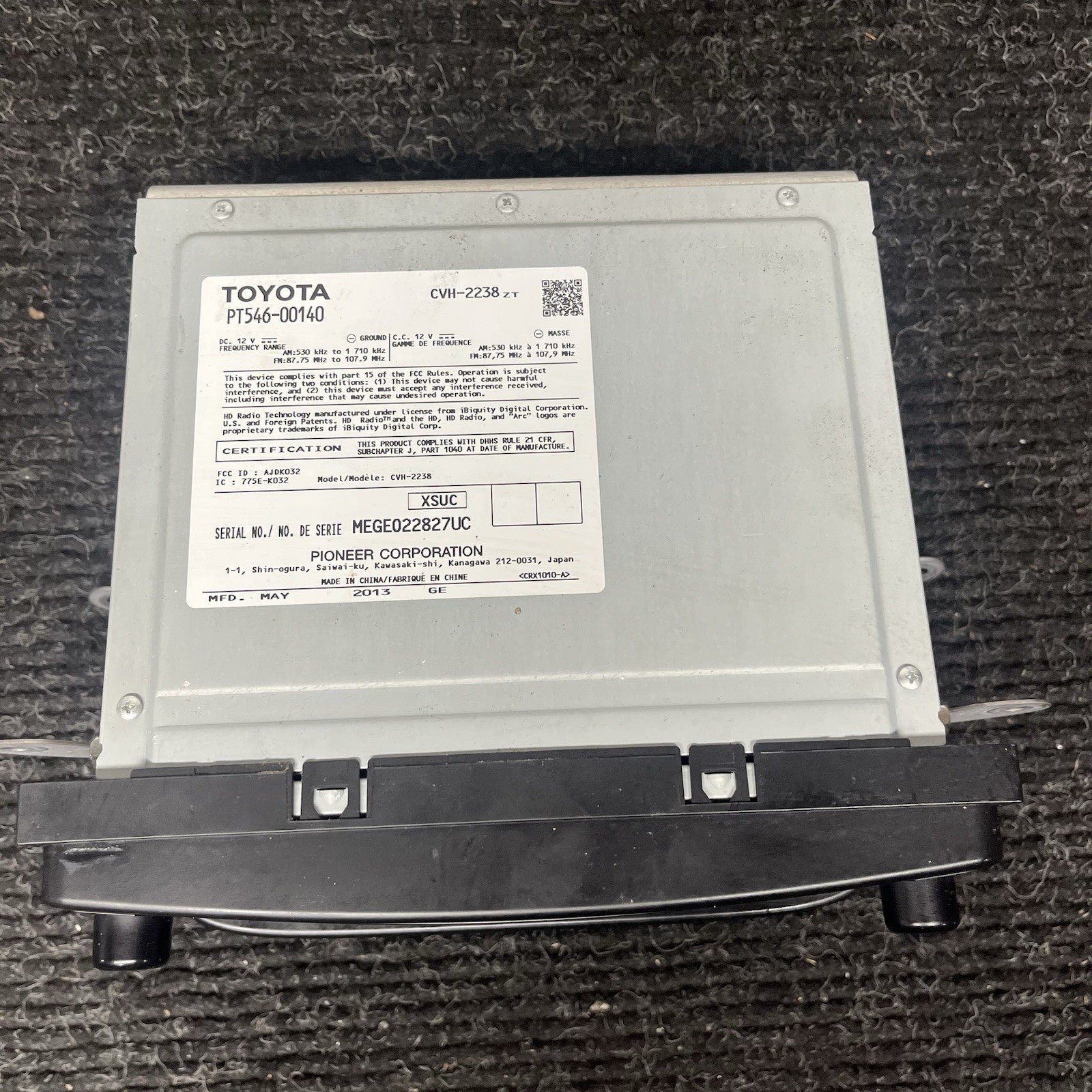 ☑️ 2013-2016 Scion FRS Radio Receiver Display Screen Bluetooth OEM ID T10015
