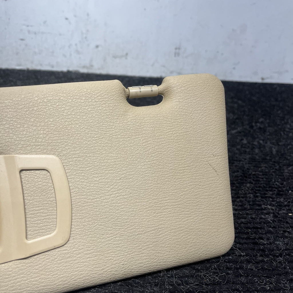 ☑️ 2007-2013 BMW E70 X5 X5M Front Left Right Interior Sun Visor Pair BEIGE OEM