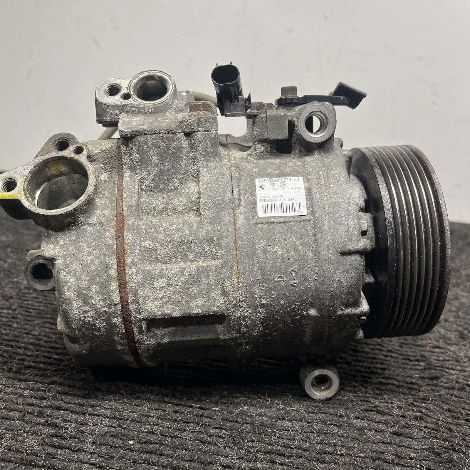 ☑️ BMW E92 135i 335i N54 N55 ENGINE A/C AC COMPRESSOR AIR CONDITIONING UNIT OEM