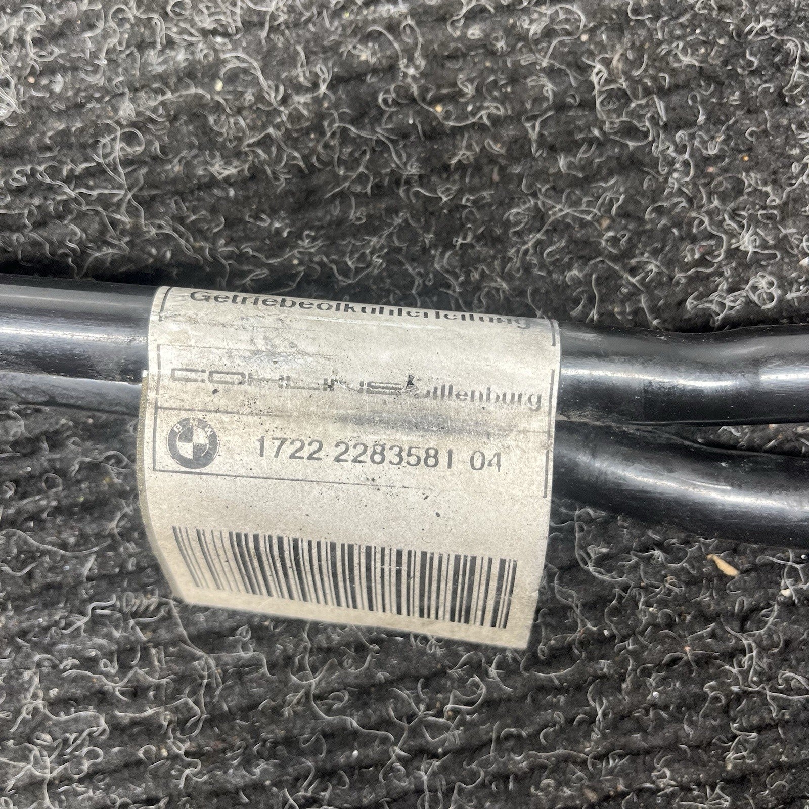 ☑️ 08-13 OEM BMW E90 E92 E93 M3 MT Transmission Oil Cooler Pipe Line Flow Return