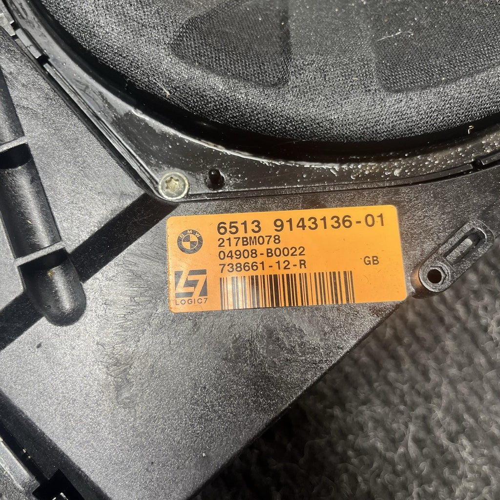 ☑️ 07-13 BMW E90 E92 328i 335i M3 Floor Speaker Subwoofer Passenger 9143136 OEM