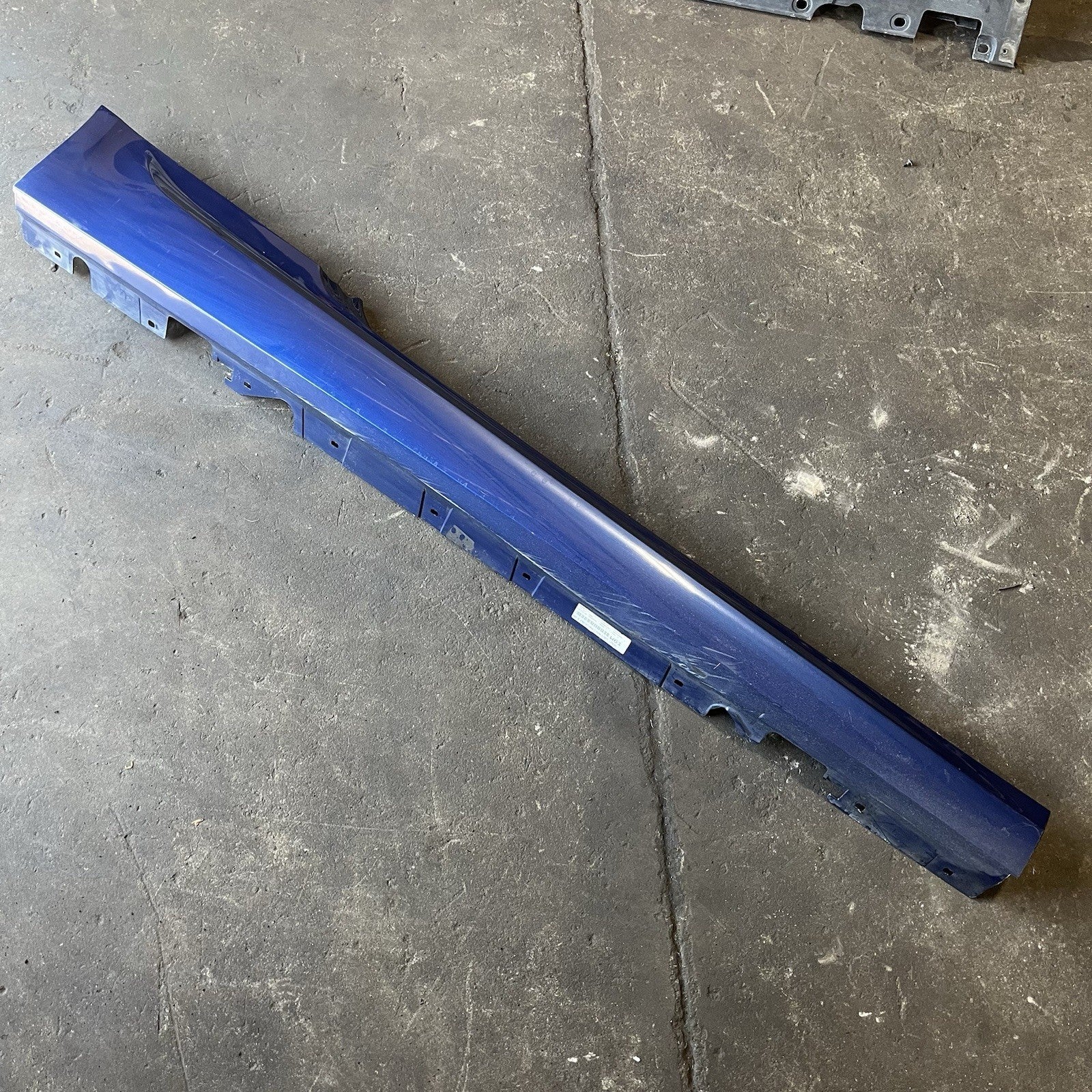 ☑️ 07-13 OEM BMW E92 E93 328 335 Passenger Side Skirt Rocker Panel Lemans Blue