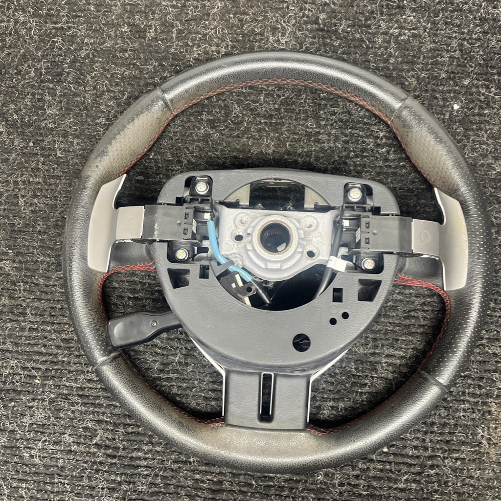 ☑️ 2013-2016 SCION FRS Subaru BRZ OEM Steering wheel Red Stitched Shift Paddles