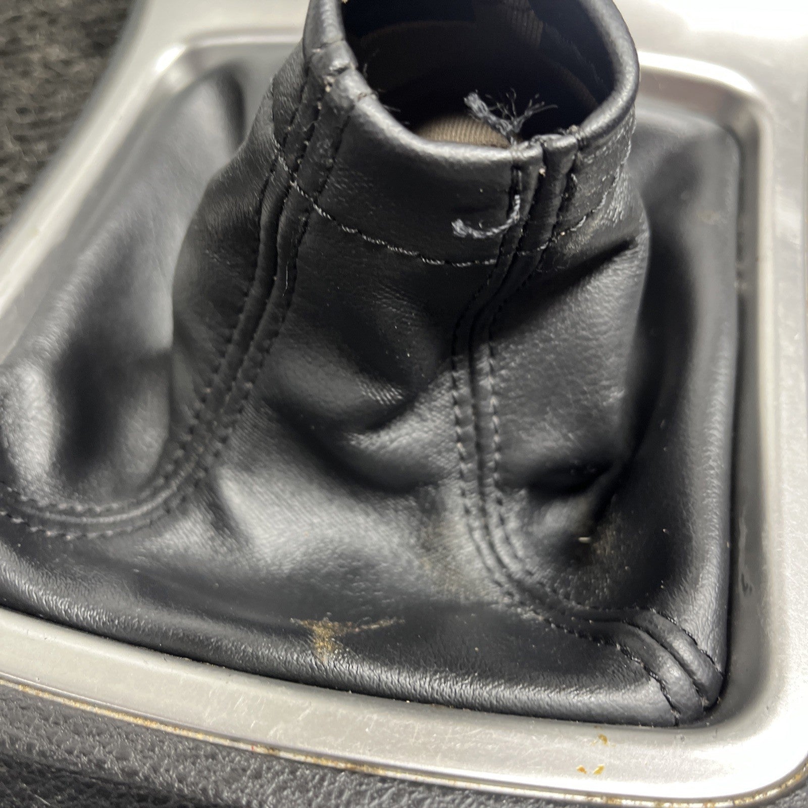 ☑️ 08-14 SUBARU WRX STI CENTER CONSOLE MANUAL GEAR SHIFT BOOT TRIM COVER OEM