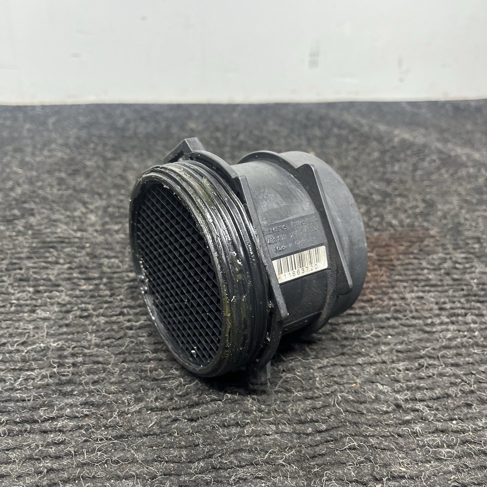 ☑️ 99-06 Bmw E46 E39 3/5 Series Engine Hot Film Mass Air Flow Sensor Meter Oem