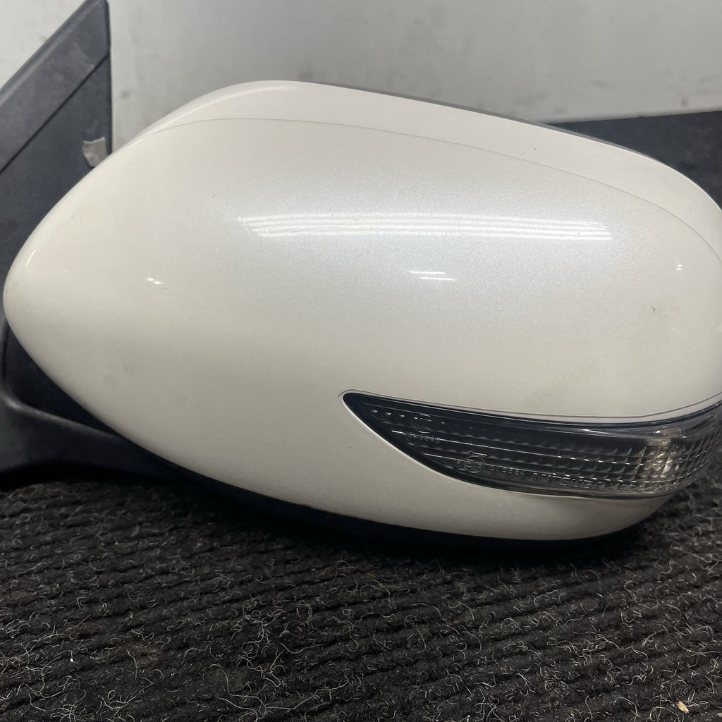 ☑️ 2008-2014 Subaru WRX STI LH Left Driver Door Mirror DGM White OEM