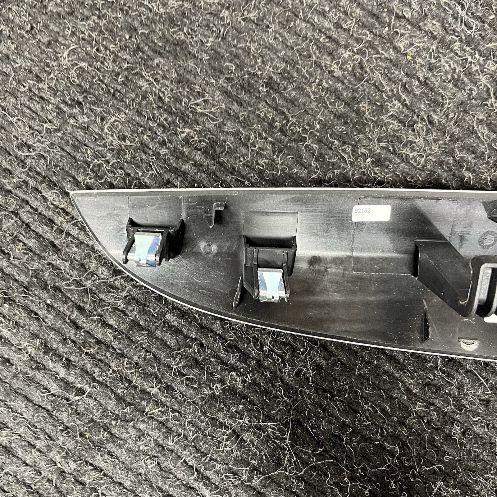 ☑️ 2011-2017 BMW X3 F25 Interior Passenger Dash Silver Trim Cover 9201686 OEM
