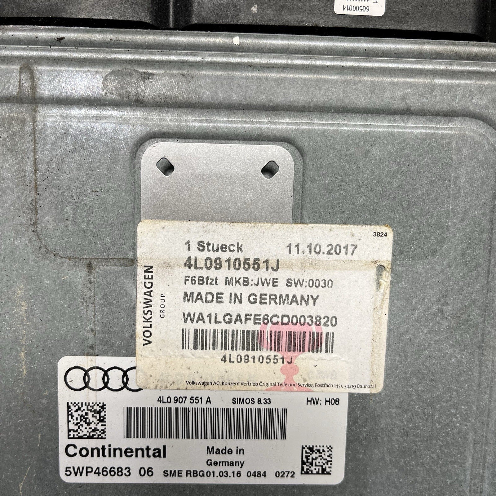 ☑️ 2013 2014 2015 AUDI Q7 3.0T V6 CTWB ENGINE CONTROL MODULE ECM ECU 4L0910551P