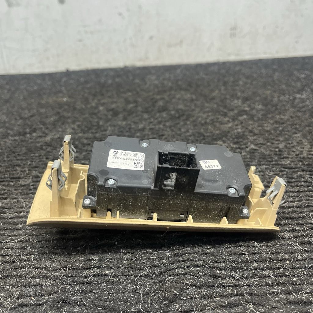 ☑️ 07-13 OEM BMW E92 E93 328 335 Headlight Switch Control Panel Light Tan
