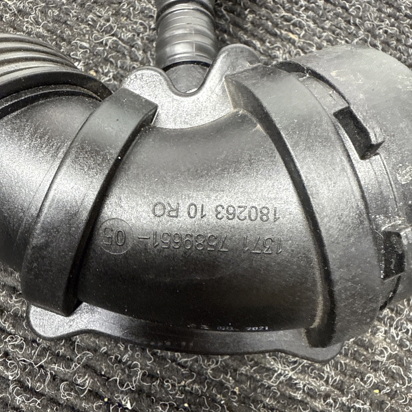 ☑️ 2010-2014 BMW X5M X6M E70 E71 Right Filtered Air Intake Duct Pipe Tube OEM