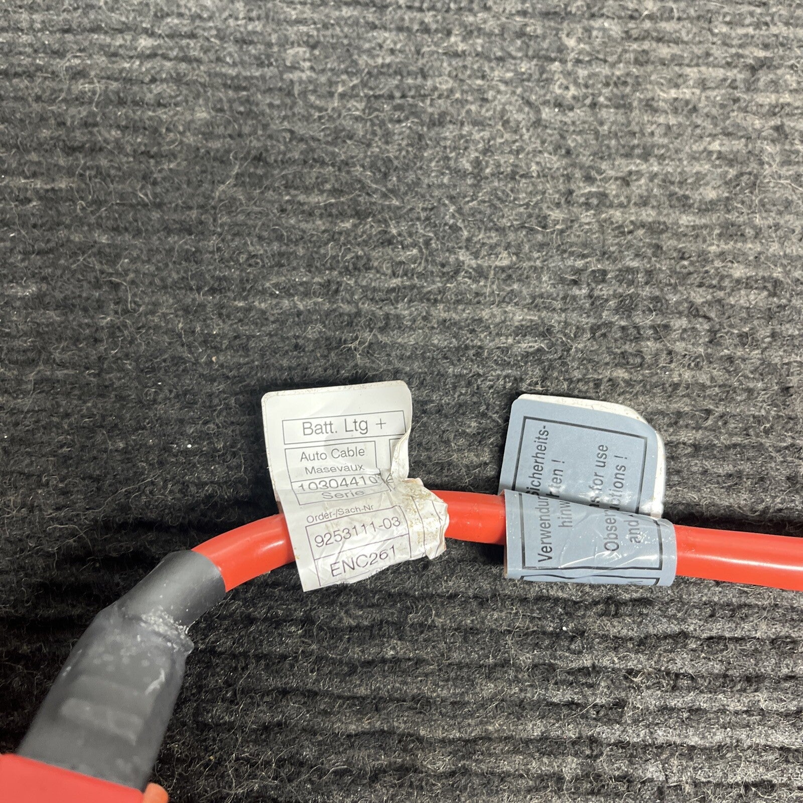 ☑️ OEM BMW M2 F87 F22 F23 230 M235 Battery Plus Pole Terminal Positive Red Cable
