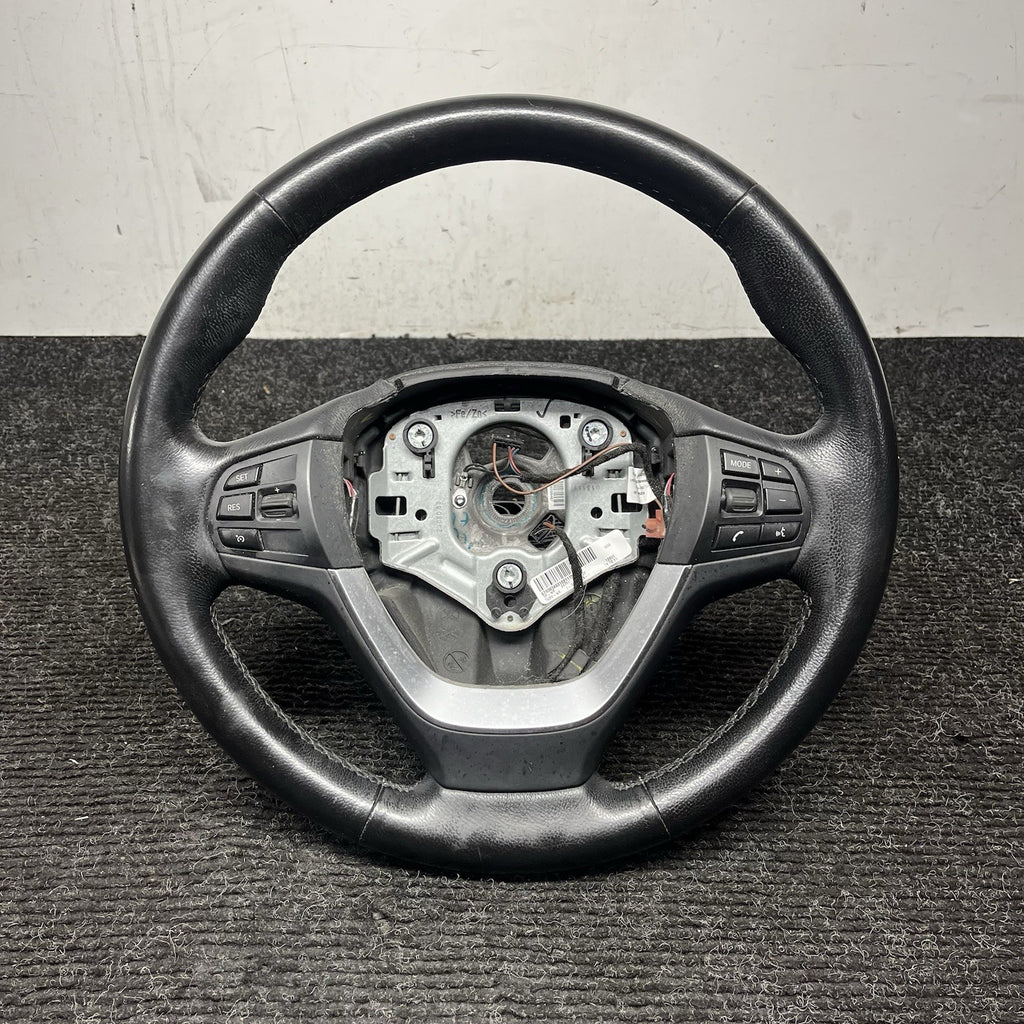☑️ 2011-2017 BMW X3 F25 SPORT STEERING WHEEL BLACK LEATHER OEM