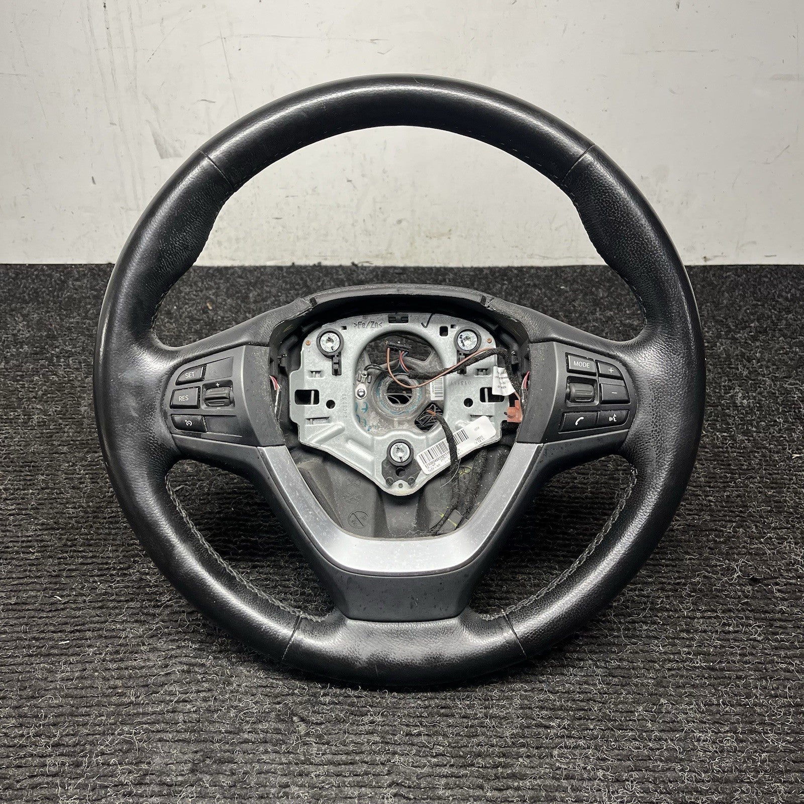 ☑️ 2011-2017 BMW X3 F25 SPORT STEERING WHEEL BLACK LEATHER OEM