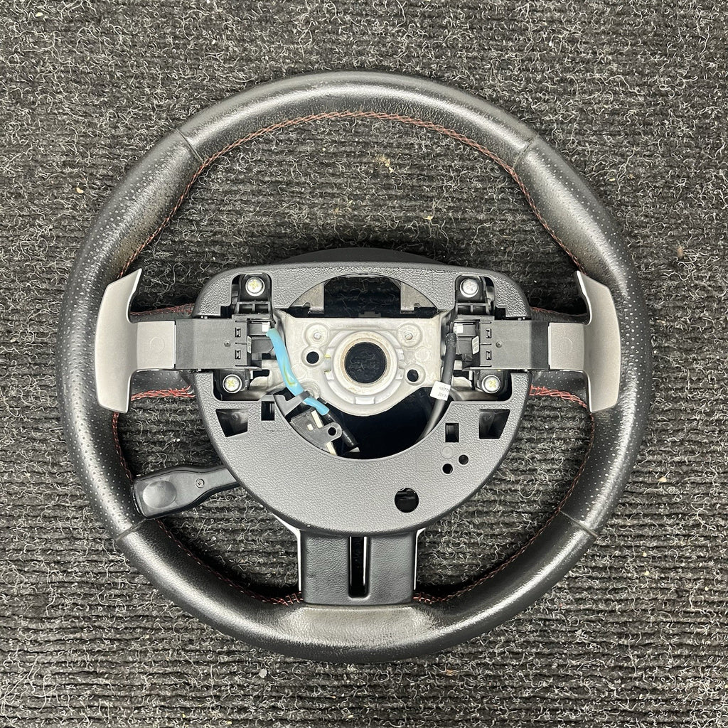 ☑️ 2013-2016 SCION FRS Subaru BRZ OEM Steering wheel Red Stitched Shift Paddles
