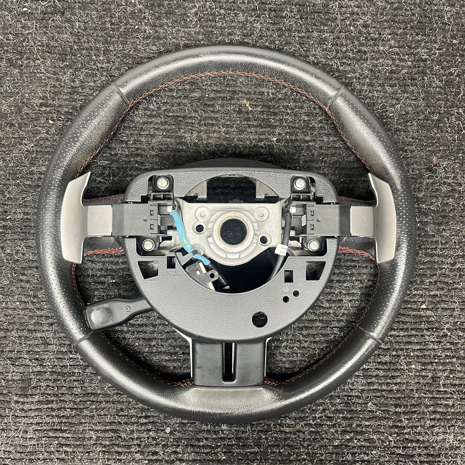 ☑️ 2013-2016 SCION FRS Subaru BRZ OEM Steering wheel Red Stitched Shift Paddles