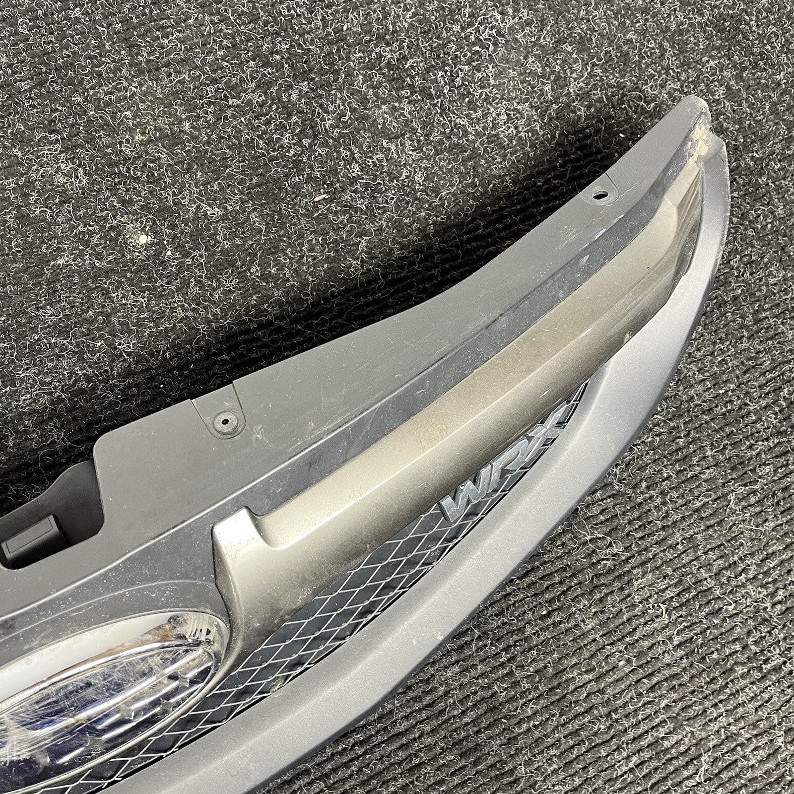 ☑️ OEM 2008-2012 Subaru Impreza WRX Gray Sport Grille Subaru Logo