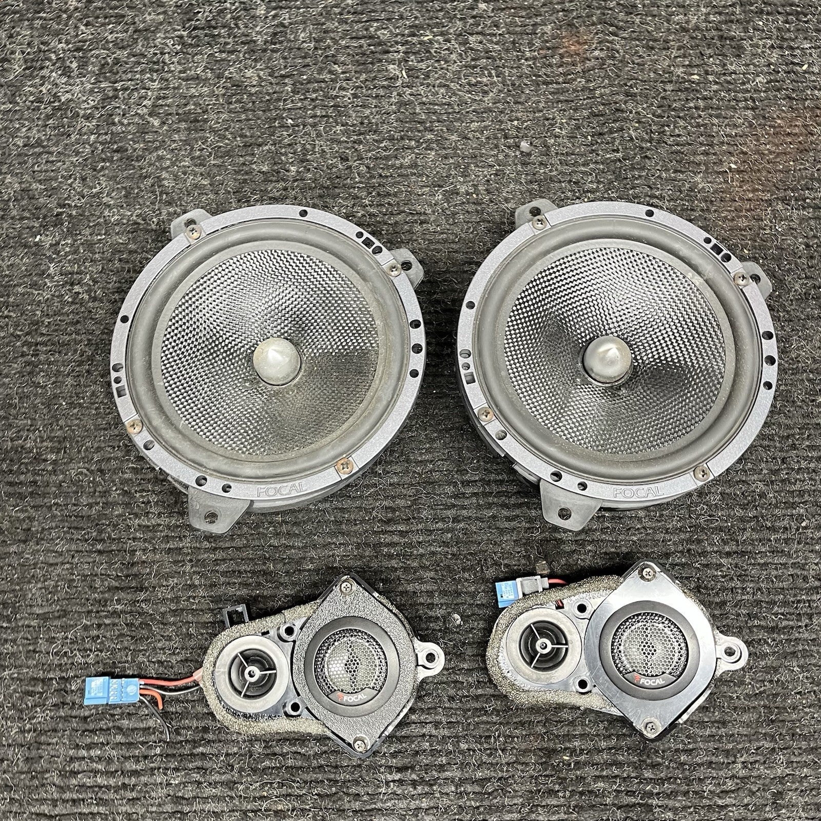 ☑️ Focal Access 6.5" 120W RMS 2-Way Component Speakers Mid Tweeter 165A1