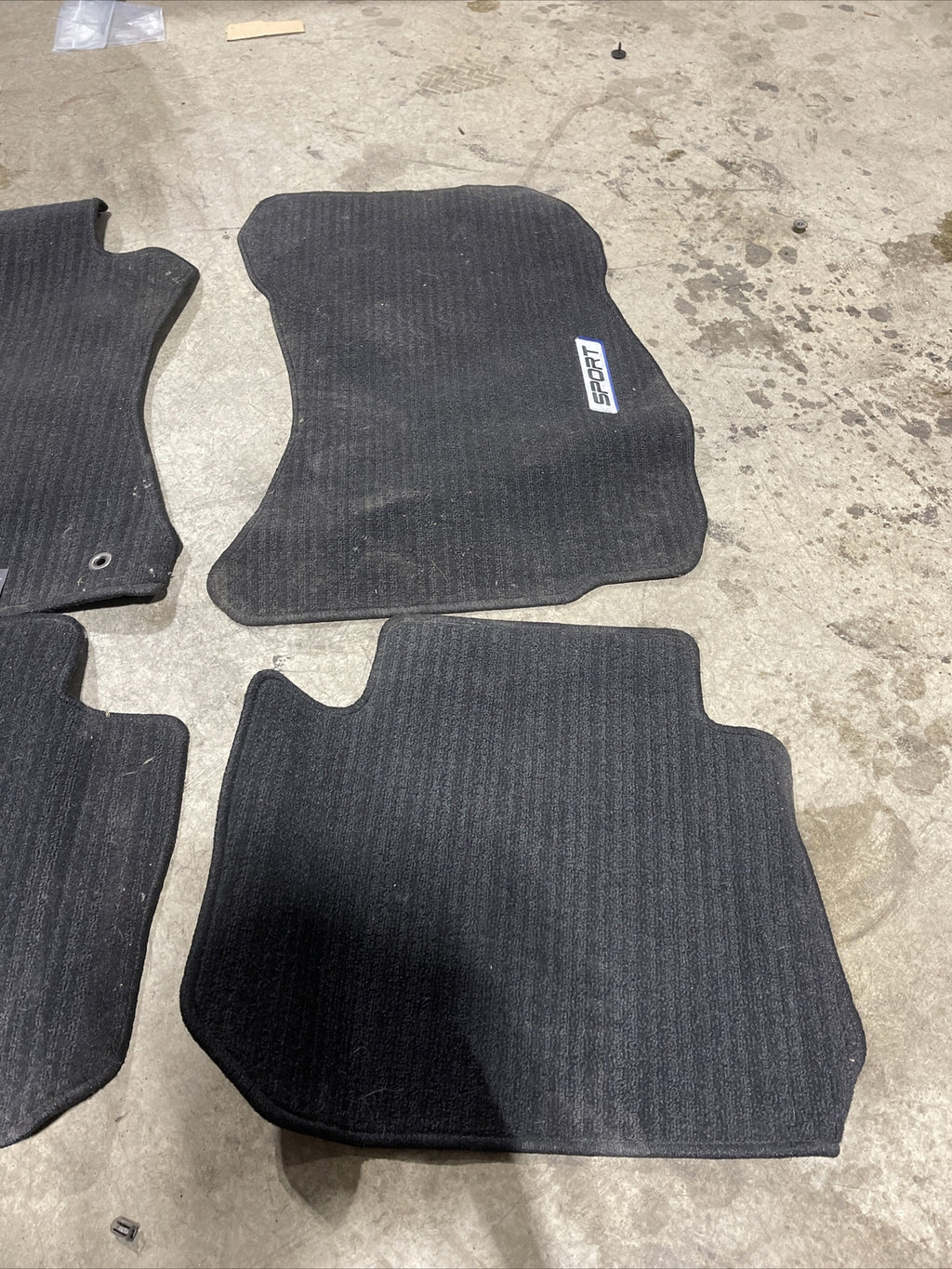 Subaru Impreza OEM 12-16 Front & Rear Carpet Floor Mats Sport Logo