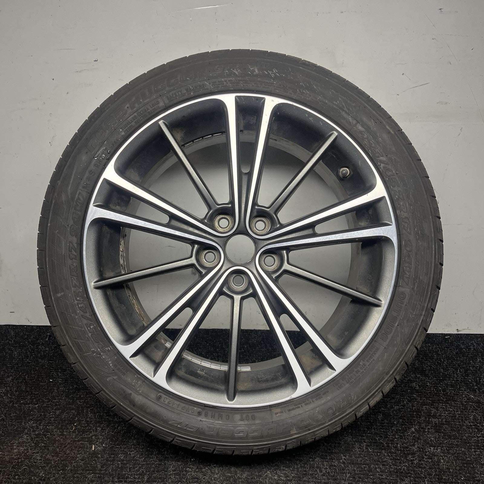 ☑️ 2013-2016 Scion FRS  17” Factory Rim 17x7 BLACK W/CHROME OEM 28111CA010