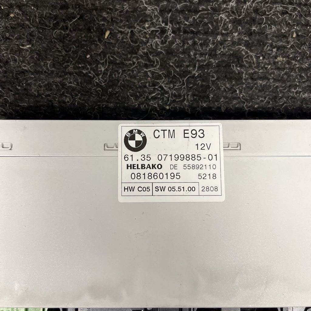 ☑️ 07-13 OEM BMW E93 M3 335 328 Convertible CTM Roof Folding Top Module Unit