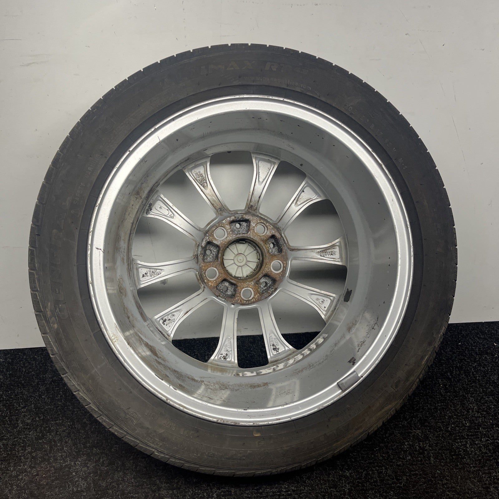 ☑️ Bmw E46 330 328 325 Oem Rim Factory Wheel 17" X 7" 10 Spoke Scuffs 6757042