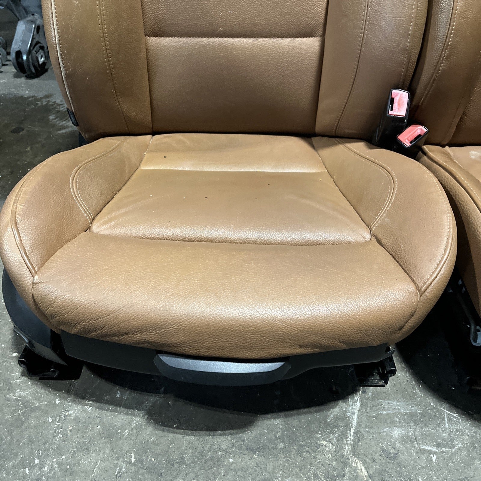 ☑️ 07-13 OEM BMW E92 Front Left Right SPORT Seats Black Dakota Leather HEATED