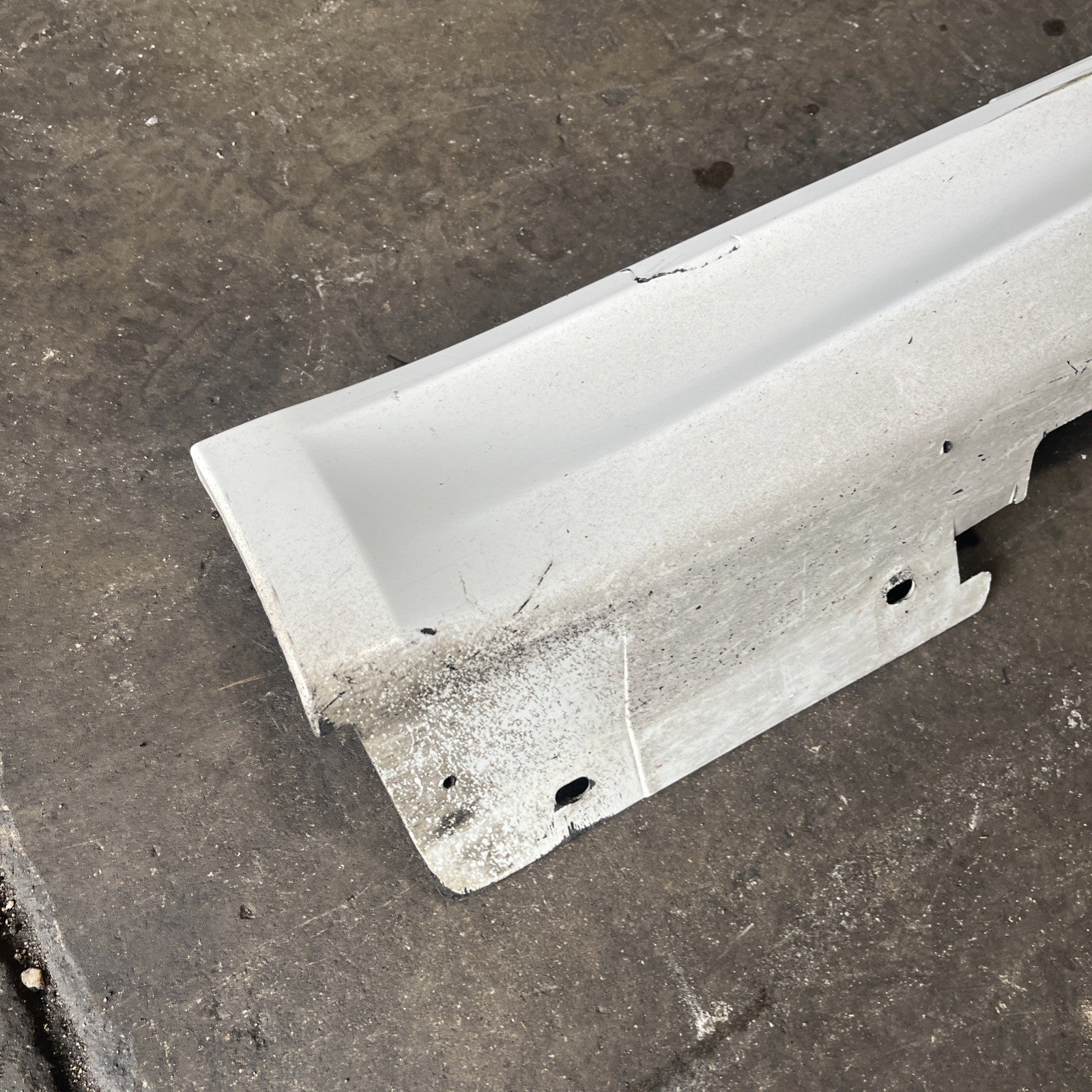 ☑️ 07-13 OEM BMW E92 E93 M3 Left Driver Side Skirt Rocker Panel Alpine White