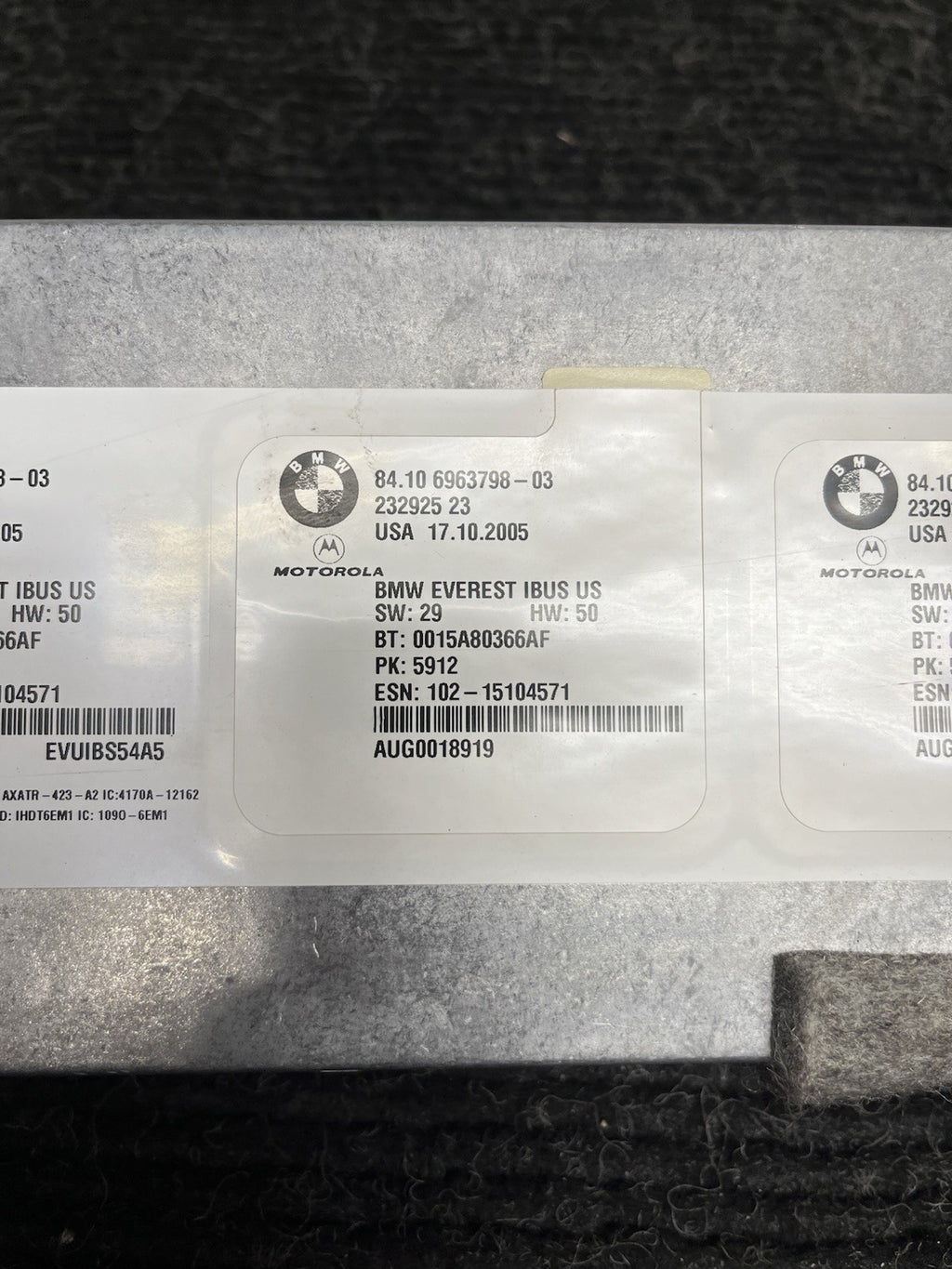 ☑️ 00-07 BMW E46 3 Series Telematics Bluetooth Phone Control Unit Module OEM