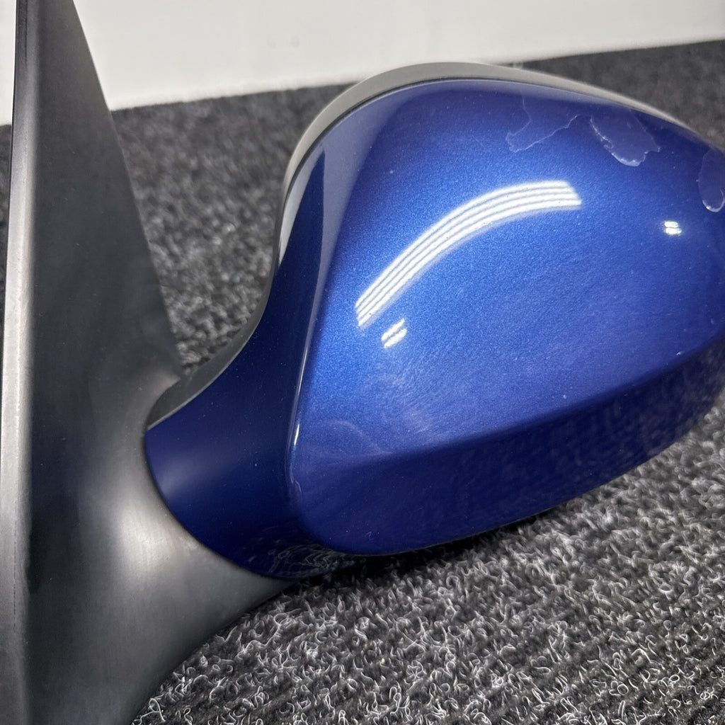 ☑️ 2011 - 2013 BMW E92 E93 328I 335I LCI LEFT DRIVER VIEW MIRROR BLUE OEM